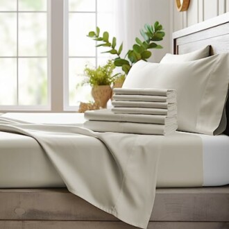 Bamboo Bay 6 Piece King Size Sheets Set