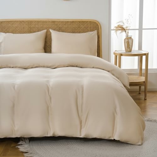 MEISHANG King Size Bamboo Duvet Cover