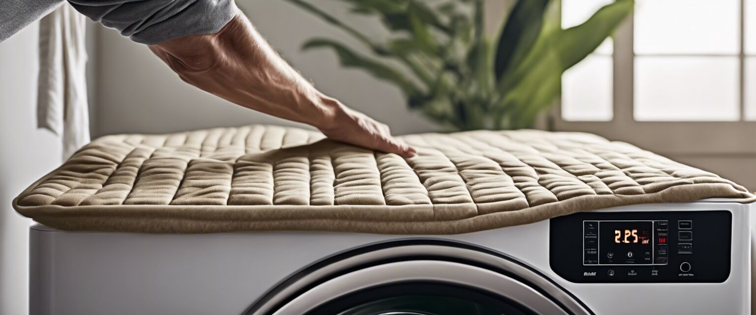 Cleaning bamboo mattress topper image