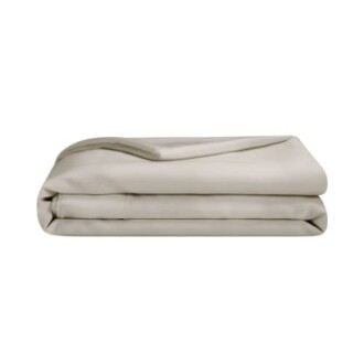 Folded beige blanket