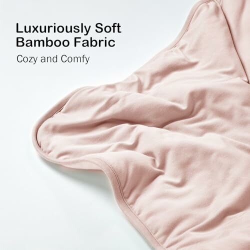 Soft bamboo fabric, cozy and comfy