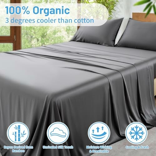 MEISHANG Bamboo Viscose Sheet Set