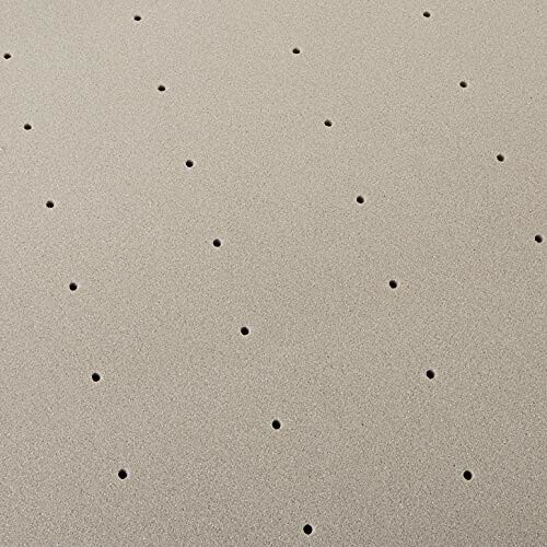 Perforated soundproofing foam panel with small holes