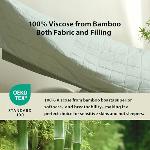 Viscose bamboo fabric with OEKO-TEX certification